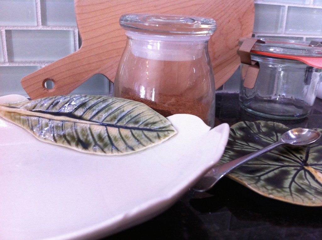 Lynn Fisher Studios porcelain bowl and small leaf plate.