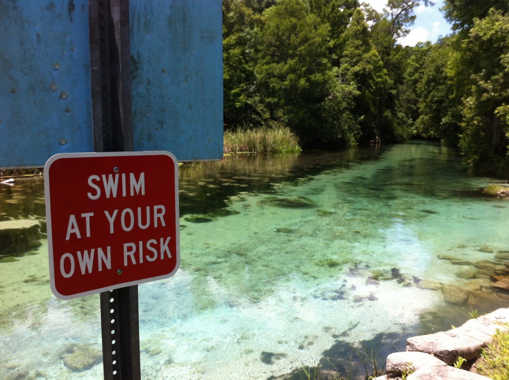 Swimming is risky business