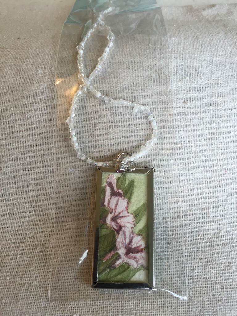 Watercolor jewelry