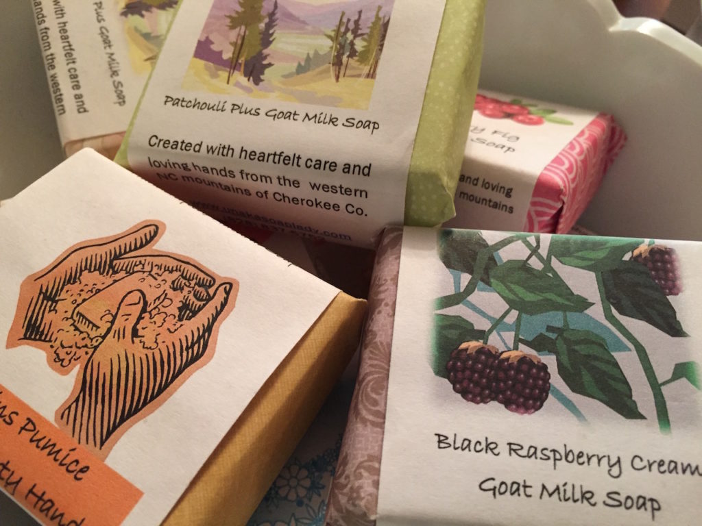 Handmade soaps from NC.