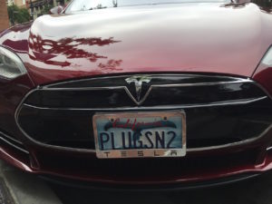 You know I love Teslas - and cool plates.