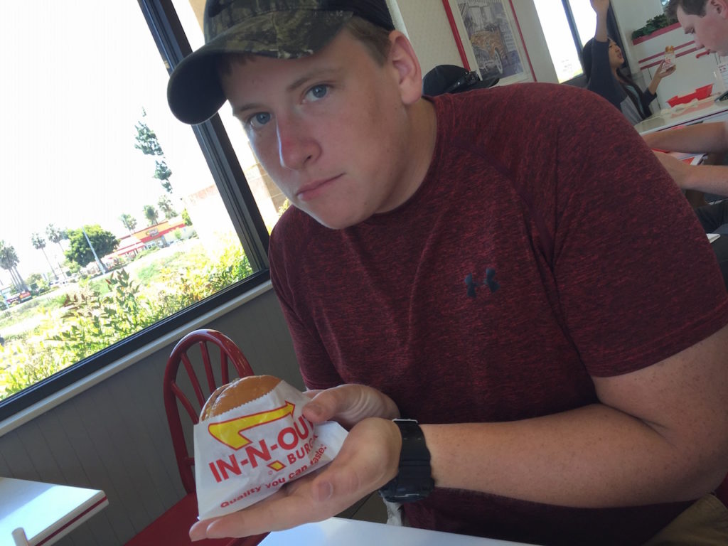 Buger man likes In-n-Out