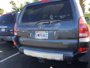 In Cali, they have 'emoji' plates!
